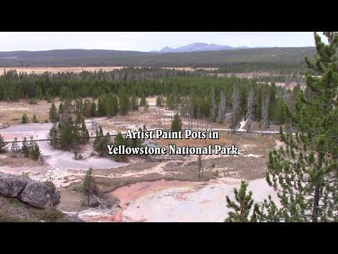 image-Where are the mud pots in Yellowstone?