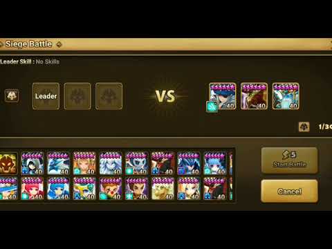 Summoners War - Siege Solo - Lushen???