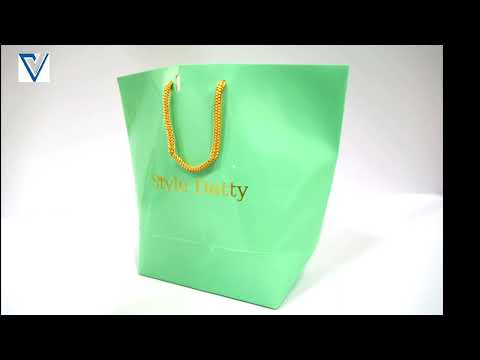 Printed paper bags, for shopping, capacity: 2 kg