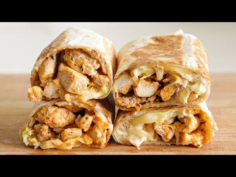 Chicken Wrap Recipe | Easy and Delicious Meal