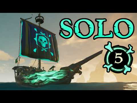 Getting A Faction 5 Streak Solo - Sea of Thieves Hourglass Stream