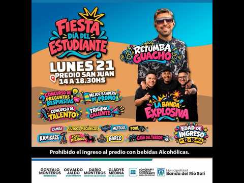 ¡FELÍZ DÍA DEL ESTUDIANTE! FESTEJAMOS EN BANDA DEL RÍO SALÍ