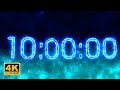 10 Hours Countdown Timer - Electric [4K]