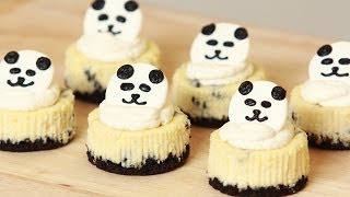 PANDA MINI OREO CHEESECAKE - NERDY NUMMIES
