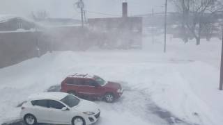 End of the snow storm 3/14/17