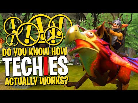 Do People Know How Techies Works? - DotA 2 Funny Moments