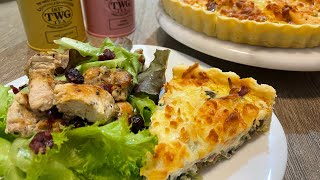 台灣版法式鹹派 French Quiche ㄧ做就上癮，至今累積製作7個鹹派，持續累積中….