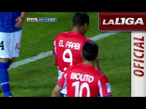 Gol de Youssef El Arabi (2-0) en el Granada CF - Getafe CF - HD
