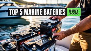 Top 5 Best Boat Batteries Marine 2026!