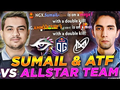 SumaiL & ATF Amazing Team Plays vs iLTW, Crystallis, MinD_ContRoL- OG, SECRET & NIGMA Allstar Dota 2