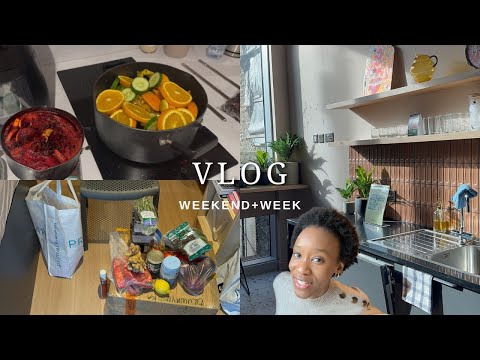 VLOG| SPEND THE WEEKEND WITH ME AS AN INTERNATIONAL STUDENT+ FOOD STUFF FROM NIGERIA x amberstudent