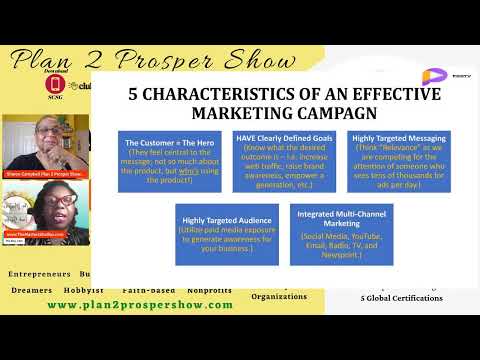 Sharon Campbell Show For First Week in April