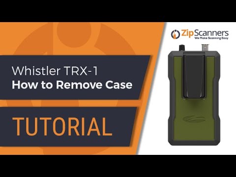 Whistler TRX-1 Police Scanner | How to Remove Case