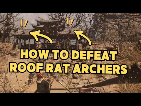 How to defeat Roof Rat Archers in Sandgate Village - Black Myth Wukong