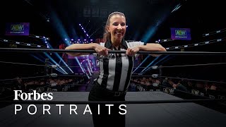 Meet Aubrey Edwards: From Video Game Maker To All Elite Wrestling Referee | Forbes video