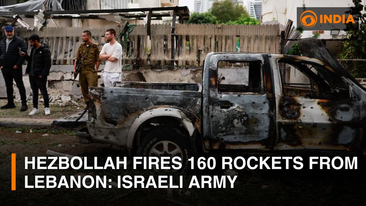 Hezbollah fires 160 rockets from Lebanon: Israeli army