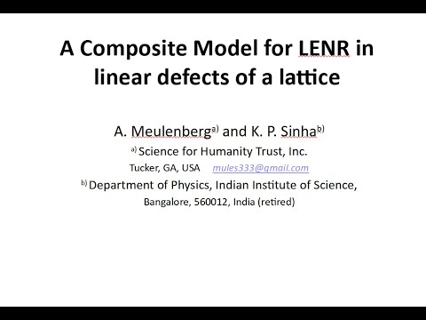 RNBE 2022 - Composite Model(s) for Low Energy Nuclear Reactions in the solid state- Andrew Mulenberg