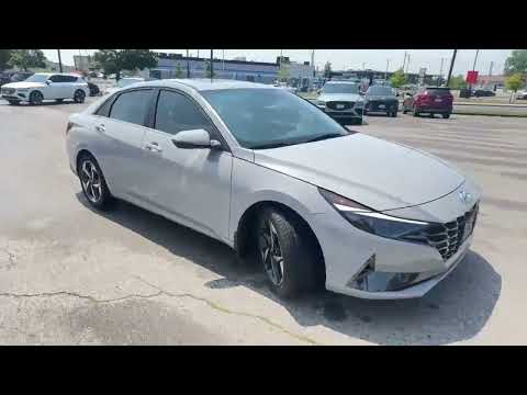 2022 Hyundai Elantra Ultimate Tech IVT w/Two-Tone Interior in Silver for sale at Finch Hyundai in London, ON