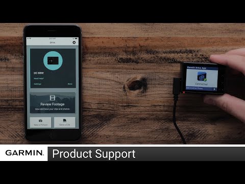 Support: Garmin Drive™ App Setup on an Apple Device with a Dash Cam™ 46/56/66W