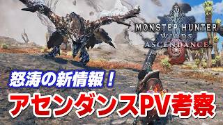 【モンハン考察】ついにワイルズMRの情報解禁！アセンダンスPVをじっくり読み解く