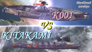 【NAVAL CREED:WARSHIPS】Ultimate K001 Attack Solo Challenge【KITAKAMI】