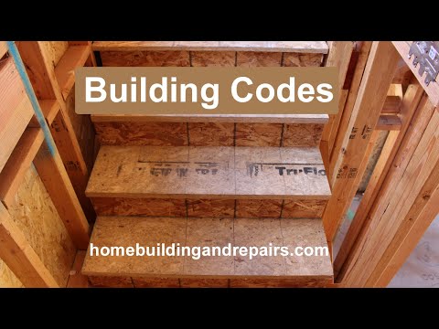 Maximum Stair Building Angles And Building Code Reference Numbers - Construction Education And More