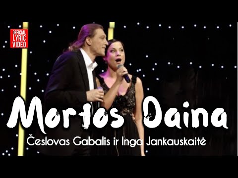 Gabalis ir Jankauskaitė - Mortos Daina (Official Lyric Video). Lietuviškos Dainos