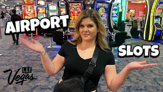 Landing a Big Win At the Airport in Las Vegas! (Ruby Slots)