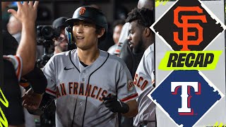 Giants vs. Rangers Game Highlights (8/3/26) | MLB Highlights