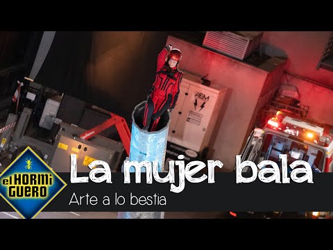 La única mujer bala del mundo: Robin Valencia nos deja sin respiración - El Hormiguero