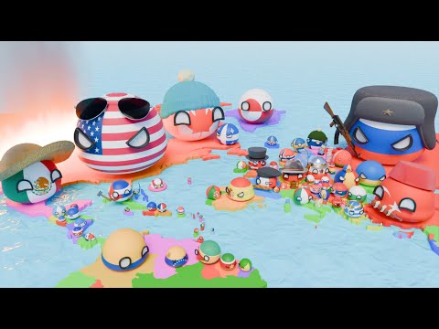 Europe Vs North America (Countryballs)