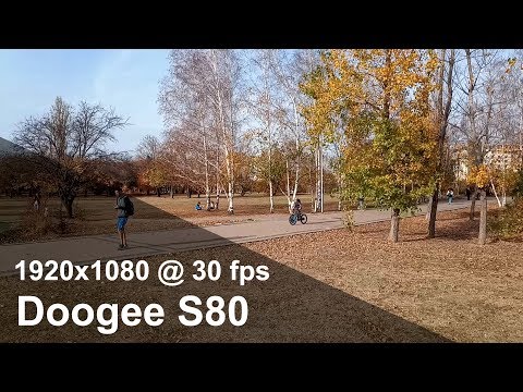 Doogee S80 - Full HD (1920x1080) camera video sample