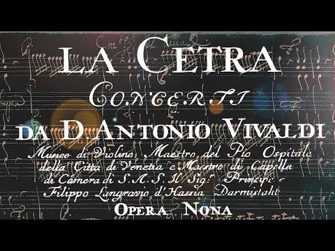 VIVALDI | La Cetra | Concerto RV 263 in E major, Op. 9 No. 4* | Original manuscript