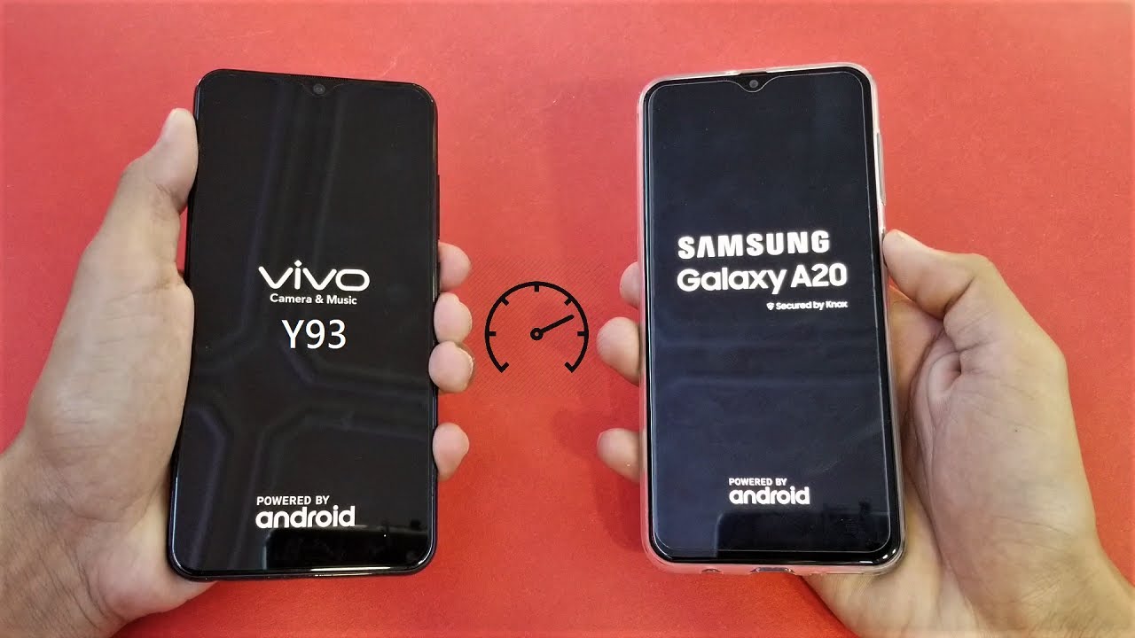 Samsung Galaxy A20 vs Vivo Y93 - Speed Test! - (HD)