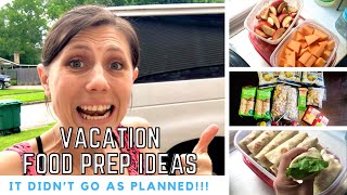 CHEAP & EASY Vacation Meal Prep Ideas! | Large Family packing tips & tricks