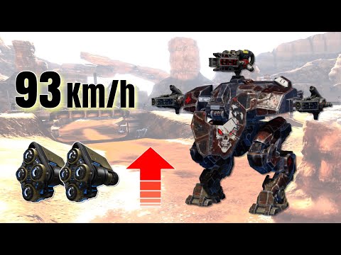 [WR] Speed +157% Lancelot With Nitro Unit Gameplay | War Robots