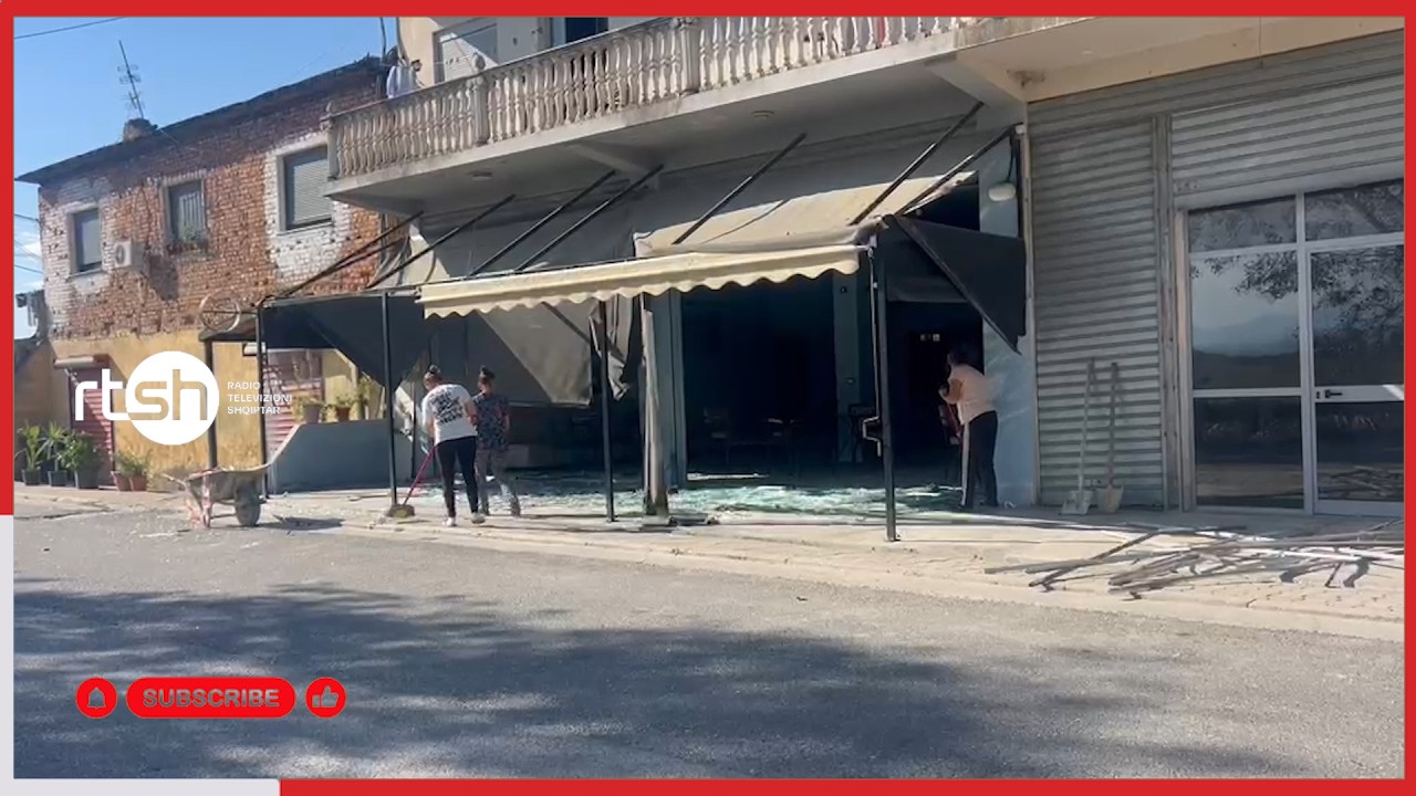 Shpërthim me lëndë plasëse në derën e një lokali në Durrës, Policia: Janë shkaktuar dëme materiale