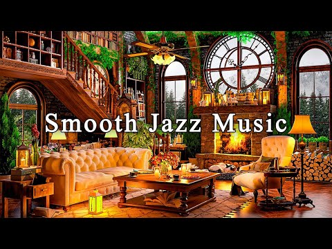 Smooth Jazz Music & Cozy Coffee Shop Ambience to Work, Study, Focus☕Relaxing Jazz Instrumental Music