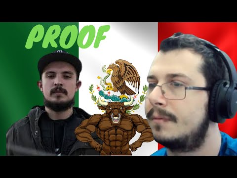Italiano reaccion a Proof - Minotauro | Rap Mexicano  | Mexican Rap Reaction
