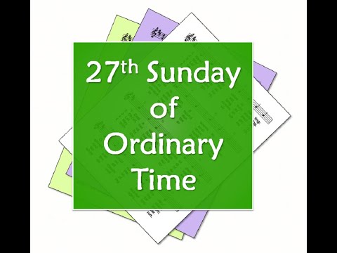 6:30 pm Mass on the 27th Sunday in Ordinary Time