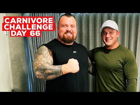 EDDIE HALL AND THE BIGGEST BENCH PRESS EVER! Day 66 Carnivore Diet of 100  Mark Smelly Bell