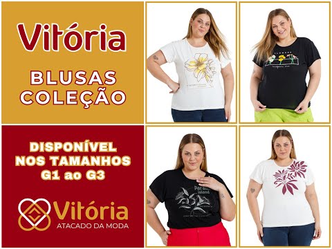 BLUSAS COLEÇÃO PLUS SIZE
