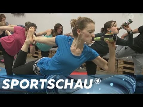 Bieryoga - der neue Trendsport | Sportschau