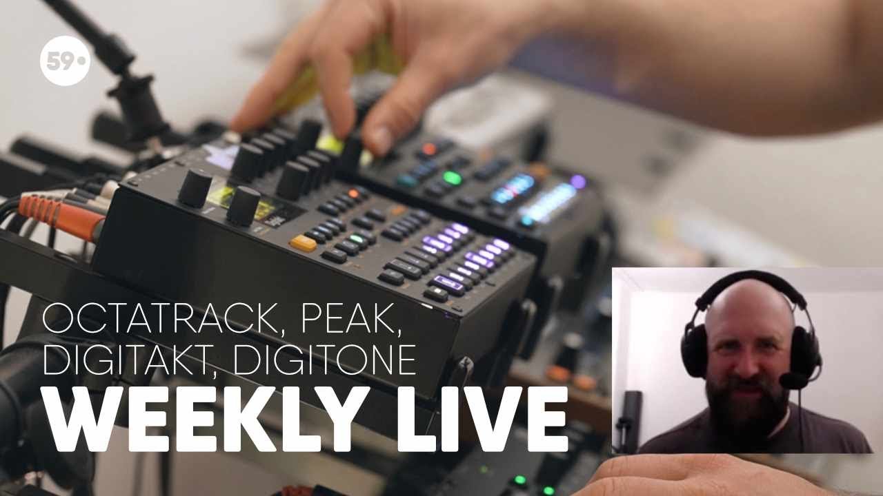 Studio Session Nov 3rd | Creating a Dub Techno Track /w Digitakt from Scratch | 59 Perlen