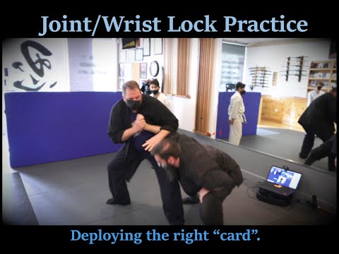 Joint/Wrist Lock Practice and self-defense applications
