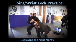 Joint/Wrist Lock Practice and self-defense applications