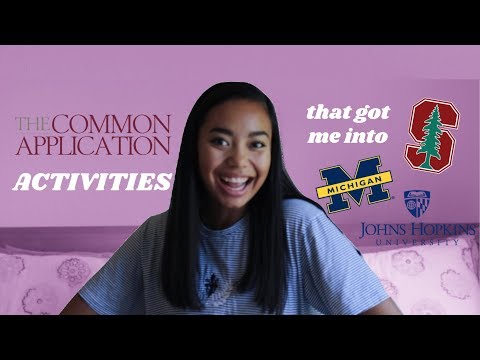 Common app extracurricular essay