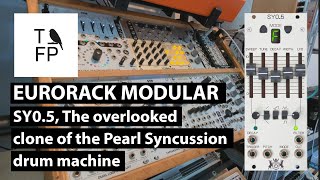 Video thumbnail for A closer look at the Michigan Synth works SY0 5 [ Pearl Syncussion Clone for Eurorack ] by The Fellow Passenger