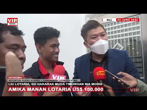 AMILKAN MANAN LOTARIA US$ 100.000 I LOTARIA GRAND DRAGON HAKARAK MUDA TIMOROAN NIA MORIS