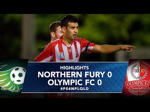 NPL QLD 2017 Round 21 - Northern Fury vs Olympic FC Highlights